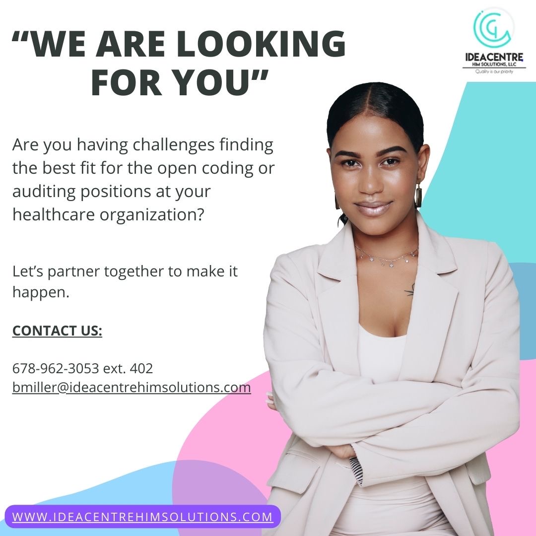 We are looking for you